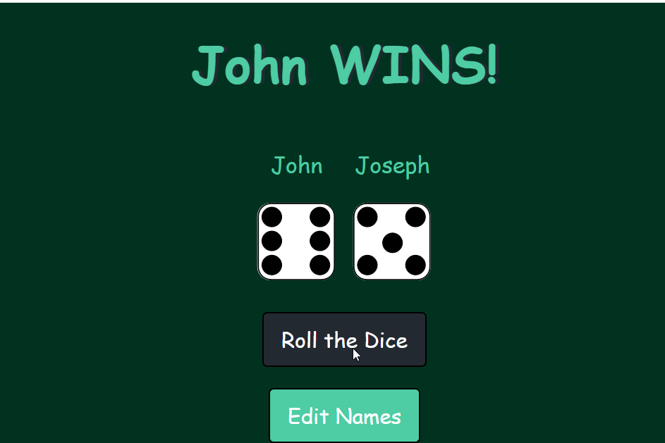 Simple Dice Game In JavaScript Free Source Code Free Source Code Projects And Tutorials